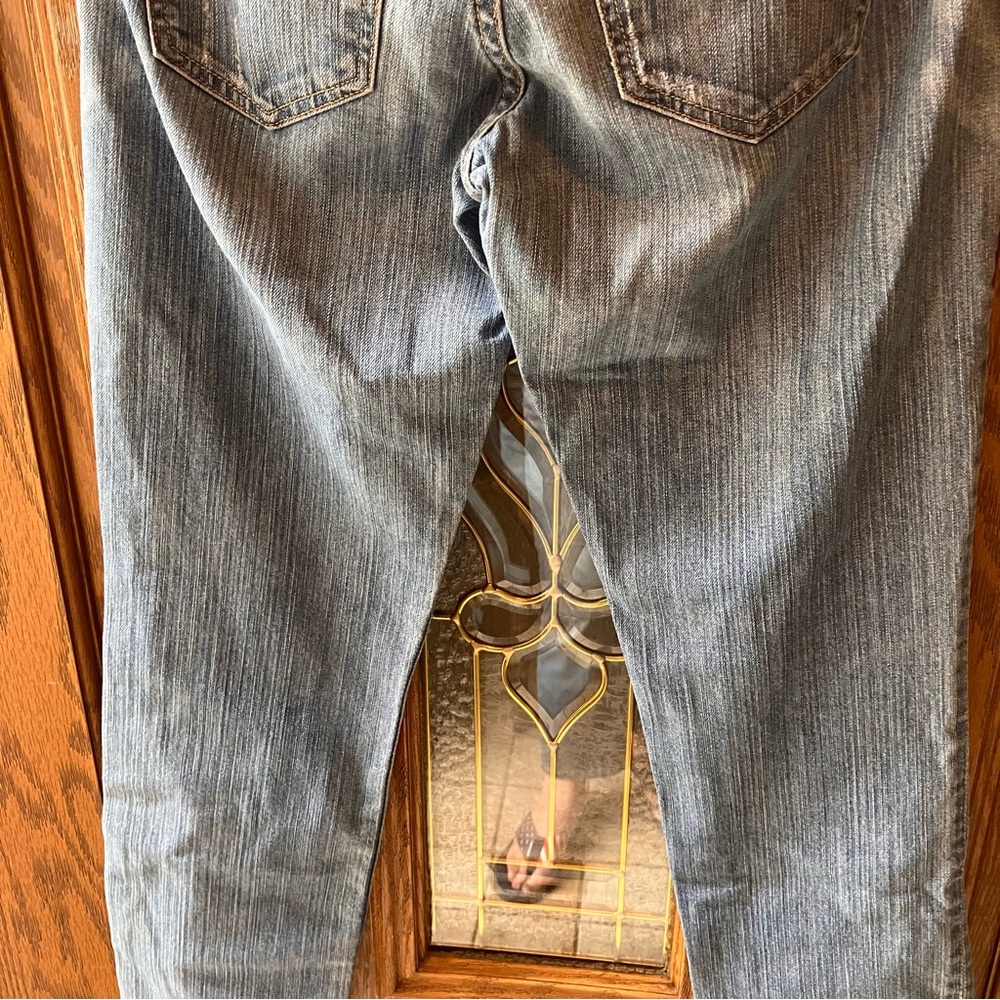 Old Navy The Diva Blue Low Rise Distressed Skinny Jeans size 4 - Picture 12 of 16
